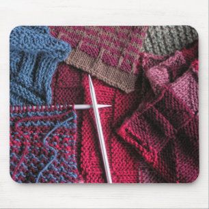 Tapis de souris de tricot