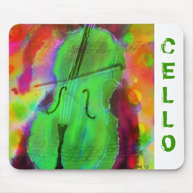 Tapis de souris de violoncelle d'Apple (Devant)