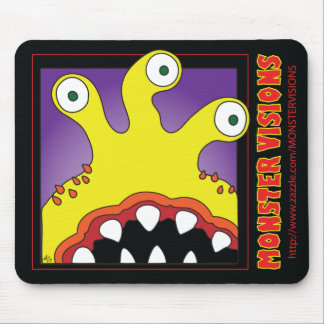 TAPIS DE SOURIS DE VISIONS DE MONSTRE
