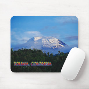 Tapis de souris de voyage d'El Nevado del Tolima
