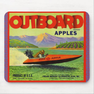 TAPIS DE SOURIS DE WQ :  Pommes extérieures - lac