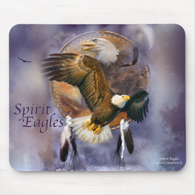 Tapis de souris d'Eagles d'esprit (Devant)