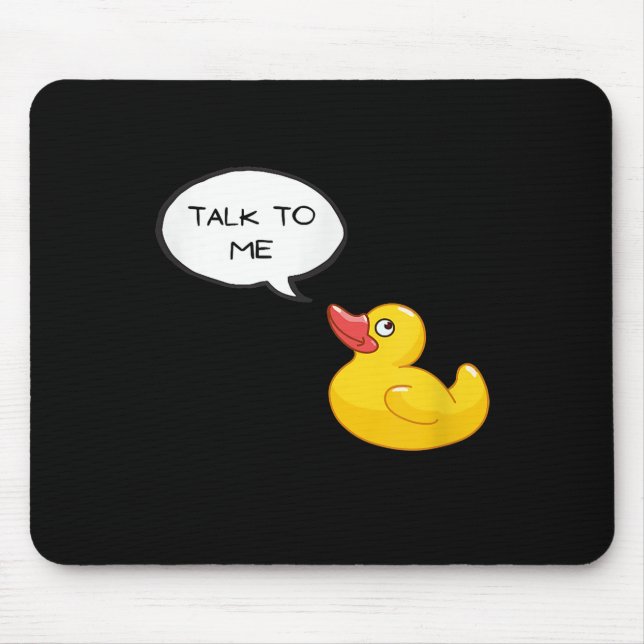 Tapis De Souris Débogage de canard en caoutchouc (Devant)