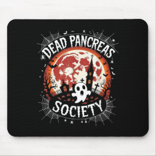 Tapis De Souris Debout Pancreas Société Fantôme Halloween Maladie