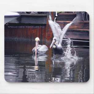 Tapis De Souris Décollage du pélican