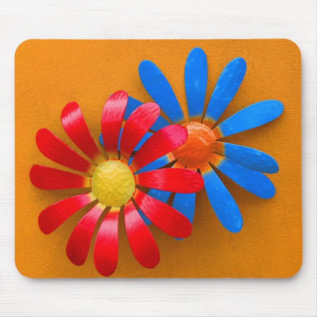 Tapis De Souris Décoration Tournesol Aux Couleurs Vives (Devant)