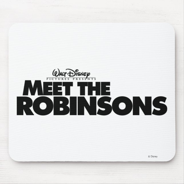 Tapis De Souris Découvrez Le Logo De Robinsons Disney (Devant)