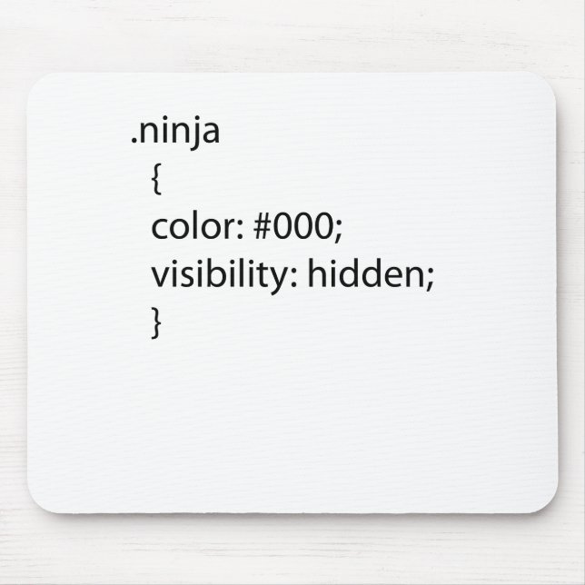 Tapis De Souris Définition de Ninja CSS (Devant)
