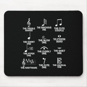 Tapis De Souris Définition de symbole de notes de musique Humour d