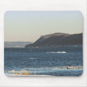 Tapis De Souris Dégel du fleuve Hudson