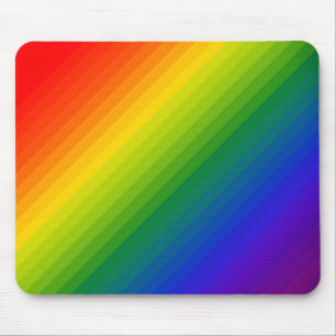 Tapis De Souris Dégradé arc-en-ciel trié