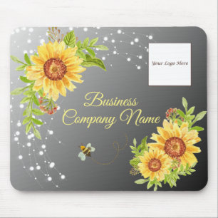 Tapis De Souris Dégradé de tournesol jaune Pretty Affaires personn