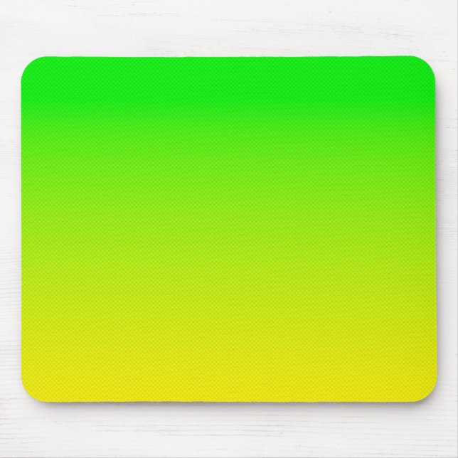 Tapis De Souris Dégradé vert et jaune du néon (Devant)