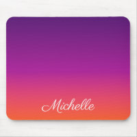 dégradé violet, rose et orange foncé