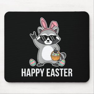 Tapis De Souris Déguisement de raton laveur de Pâques drôle pour t