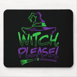 Tapis De Souris Déguisement d'Halloween de sorcière drôle _ Hommes