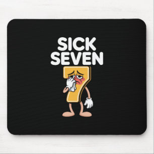 Tapis De Souris Déguisement Funny Sick Seven 67 Halloween