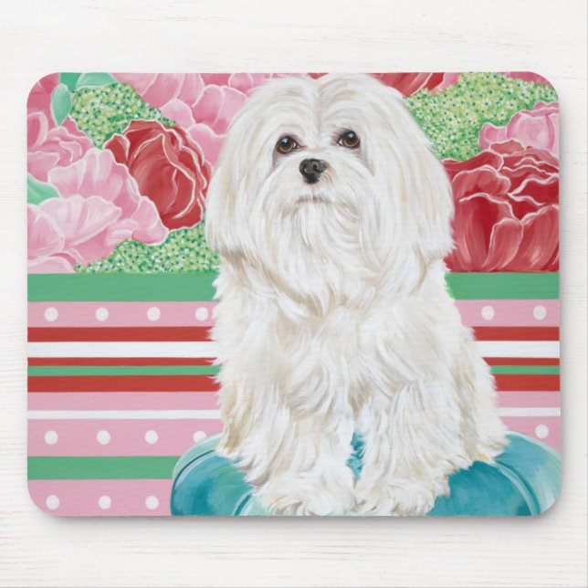 Tapis De Souris Della Rose Maltese (Devant)