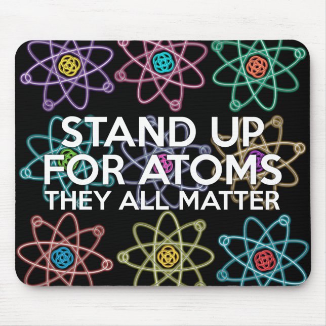 Tapis De Souris DÉMARREZ POUR ATOMS Science (Devant)