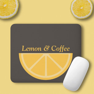 Tapis De Souris Demi-tranche de citron