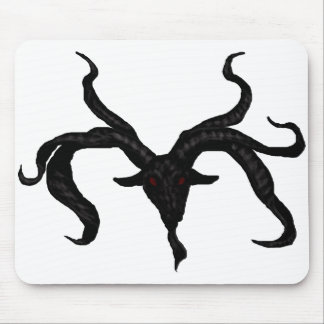Tapis De Souris Démon de chèvre noire Mousepad