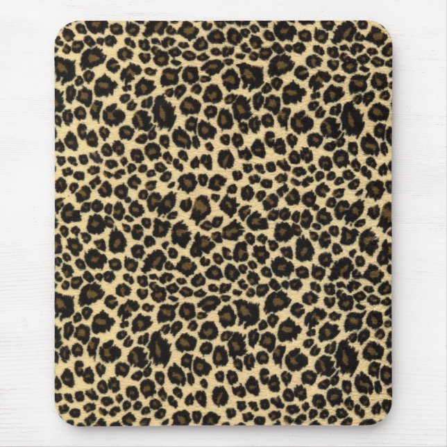 Tapis de souris d'empreinte de léopard (Devant)
