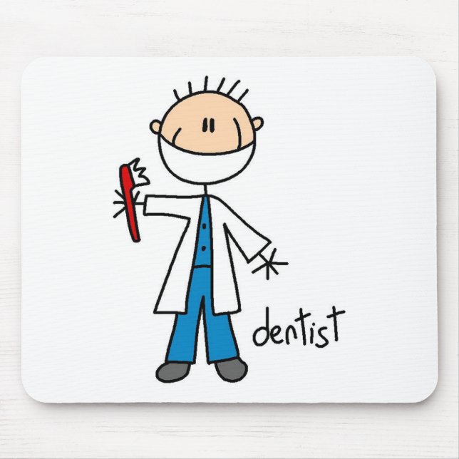 Tapis De Souris Dentiste Mousepad (Devant)