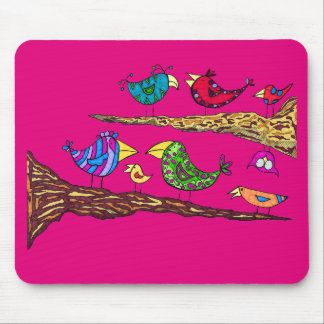 Tapis de souris d'entretien d'oiseau