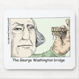 Tapis De Souris Dents de George Washington Cadeaux et objets de co