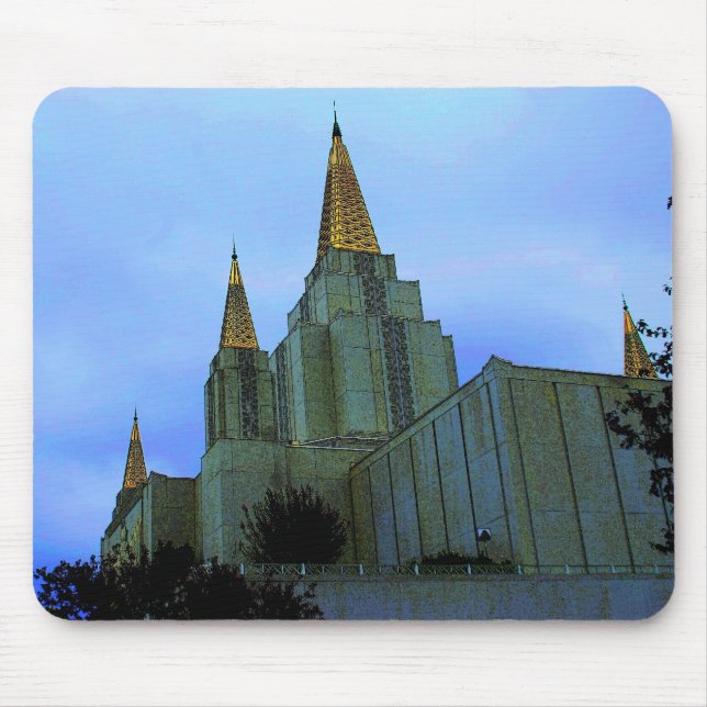 Tapis De Souris Dernier temple de saints de jour (Devant)