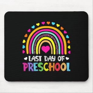 Tapis De Souris Dernière Journée De L'École Préscolaire Rainbow Gr