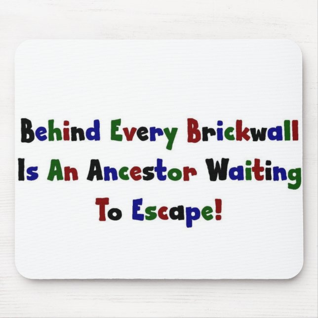 Tapis De Souris Derrière Chaque Mur De Béton Est... (Devant)