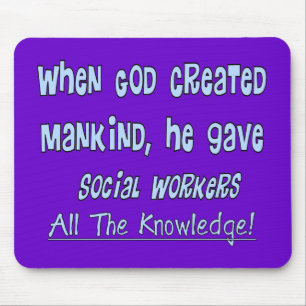 Tapis De Souris Des cadeaux A DONNÉ CONNAISSANCE d'assistants