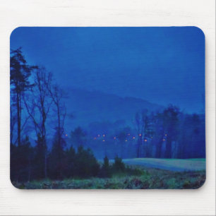 Tapis De Souris Des lumières scintillantes dans un Blue Mountain M