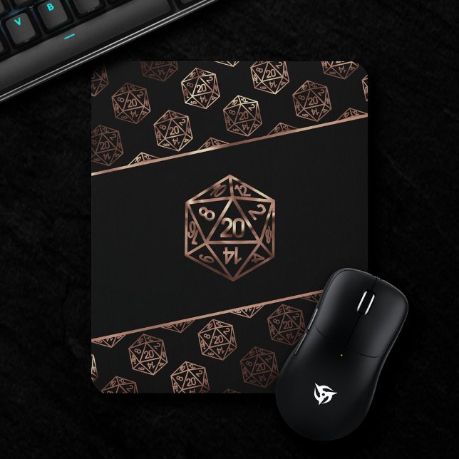 Tapis De Souris Dés RPG | Joueur de rôle Tabletop Old School en cu (Créateur téléchargé)