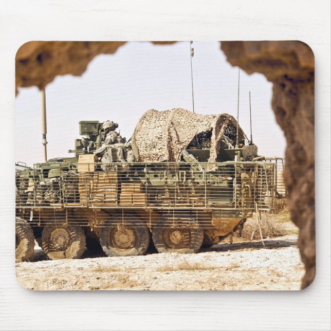 Tapis De Souris Des soldats américains patrouillent en Afghanistan (Devant)