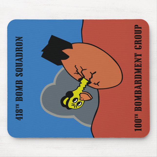 Tapis de souris d'escadron de 418 bombes (Devant)