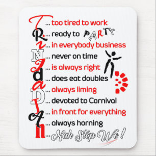 Tapis De Souris Description Drôle mais Vrai Trini sur