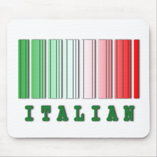 Tapis De Souris design de code barre italien