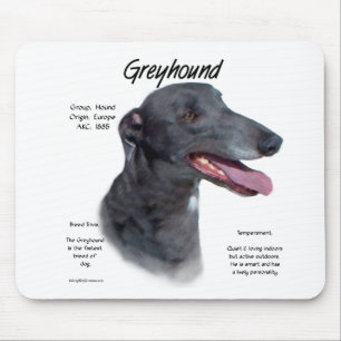Tapis De Souris Design d'histoire Greyhound