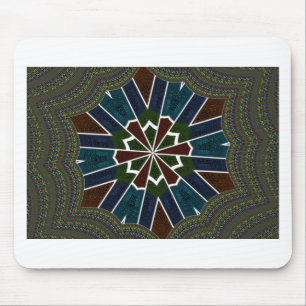 Tapis De Souris Design inspiré de Sari avec détails complexes