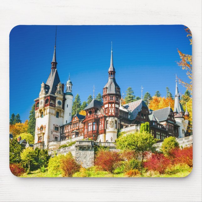 Tapis De Souris Design majestueux des monuments roumains (Devant)
