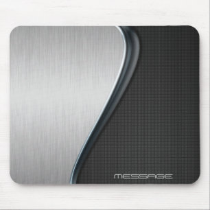 Tapis De Souris Design métallique personnalisé 1 mousepads