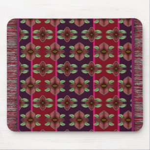 Tapis De Souris Designer à fleurs de prune douce