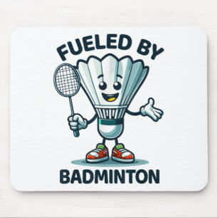 Tapis De Souris Dessin animé de volant et de raquette Badminton Fo