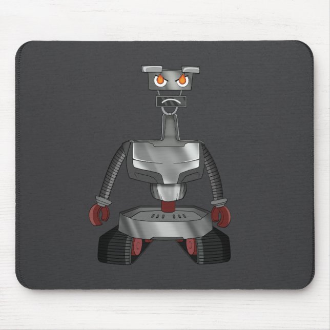 Tapis De Souris dessin animé en colère mousepad (Devant)