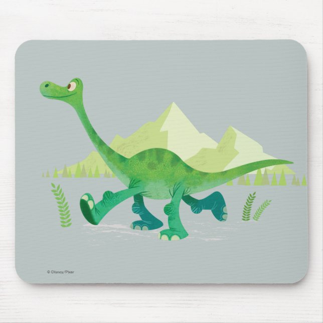 Tapis De Souris Dessin d'Arlo Walking (Devant)