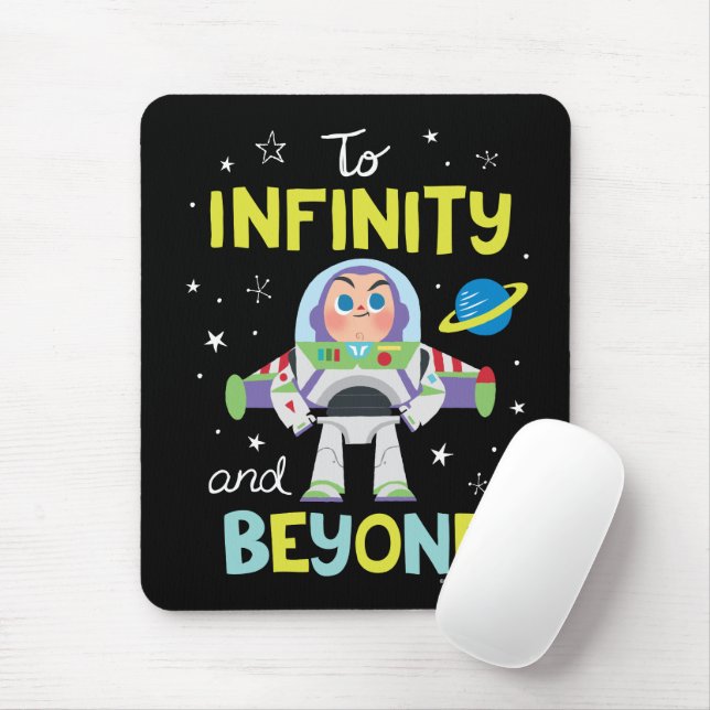 Tapis De Souris Dessin de Buzz | Vers l'infini et au-delà (Avec souris)