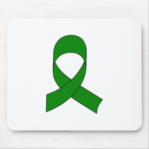 Tapis De Souris Dessin de ruban vert