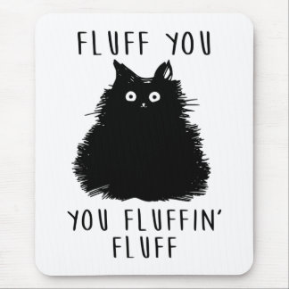Tapis De Souris Dessin Fluit You Black Cat